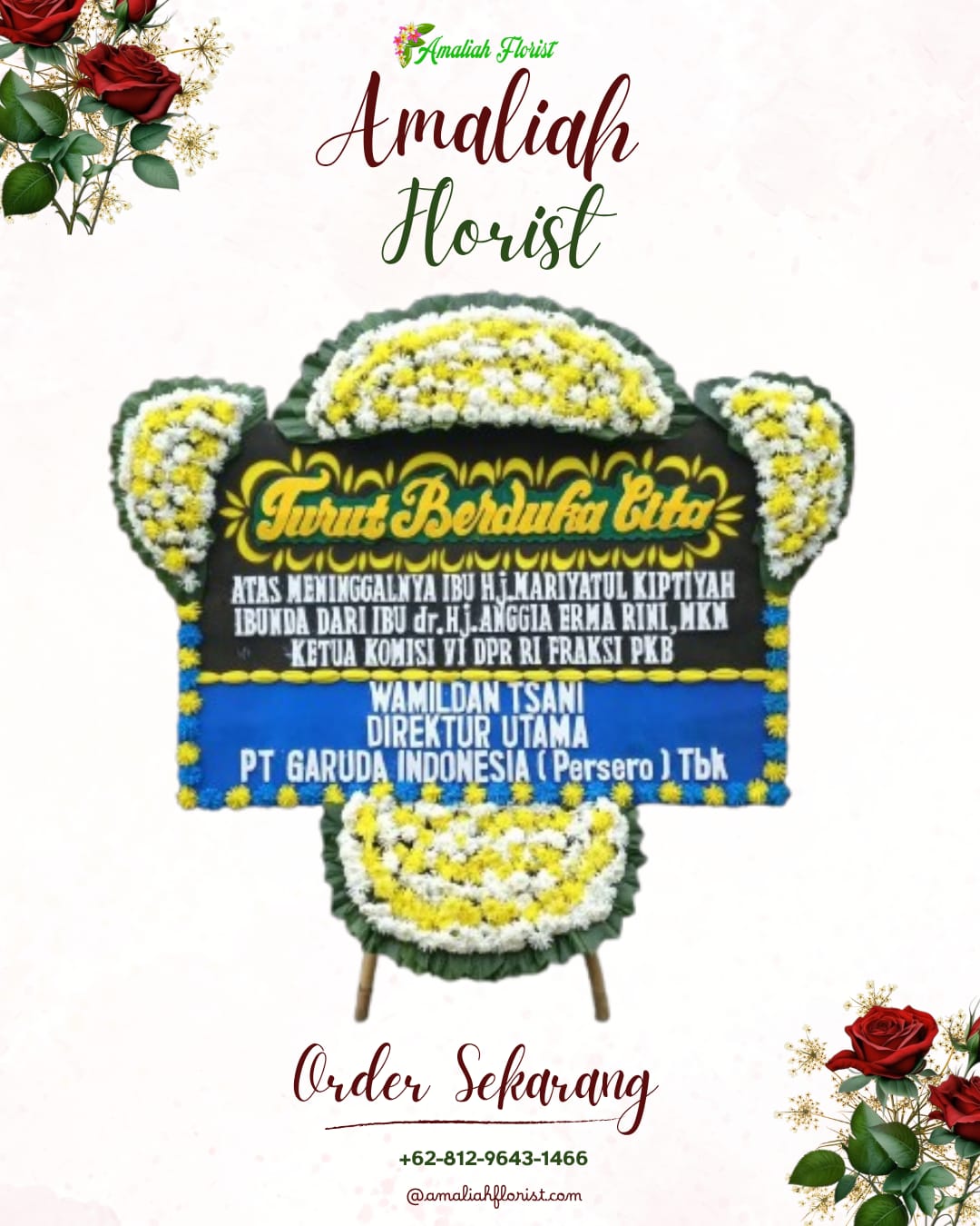Papan Bunga Duka Megaluh